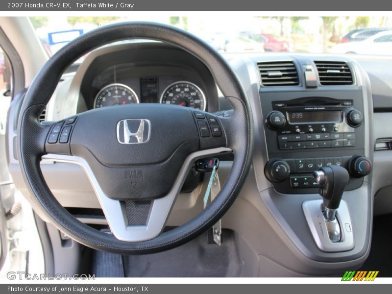 Taffeta White / Gray 2007 Honda CR-V EX