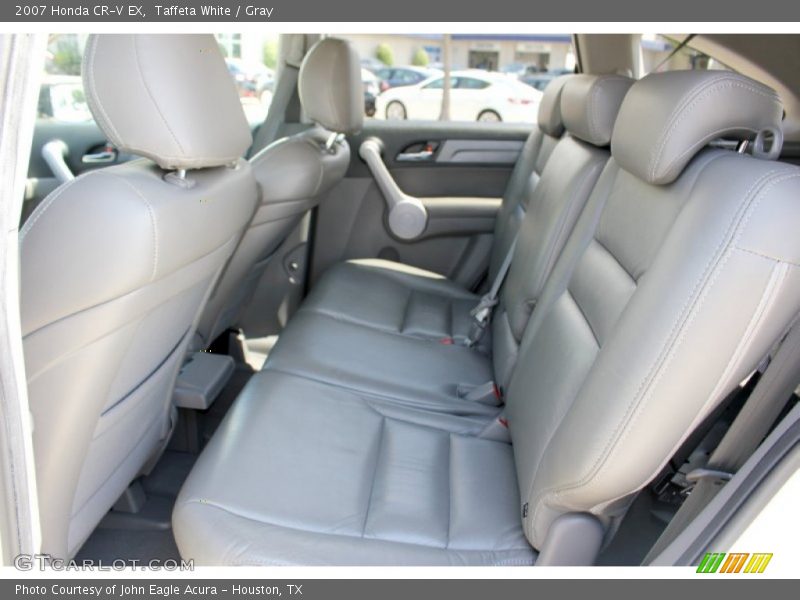 Taffeta White / Gray 2007 Honda CR-V EX