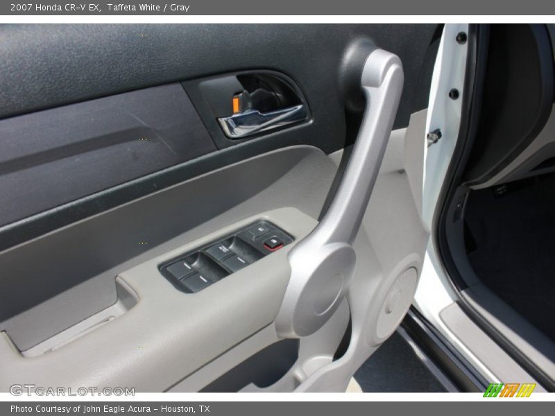 Taffeta White / Gray 2007 Honda CR-V EX