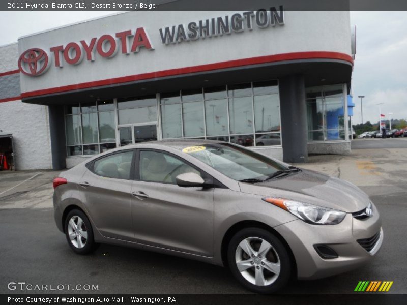 Desert Bronze / Beige 2011 Hyundai Elantra GLS