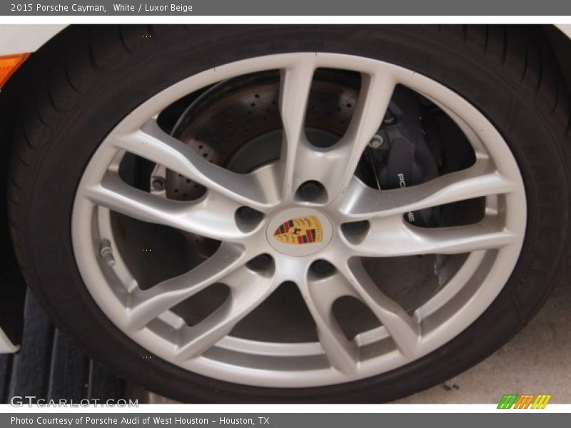 White / Luxor Beige 2015 Porsche Cayman