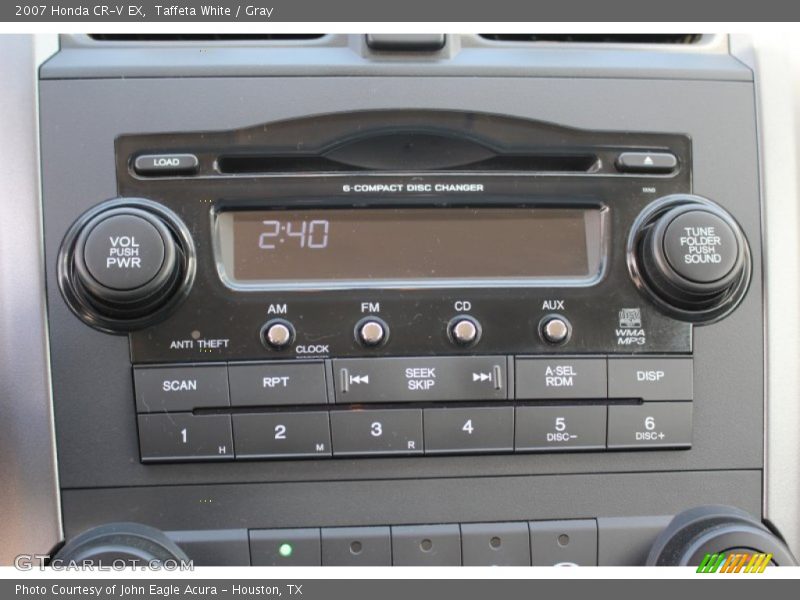 Taffeta White / Gray 2007 Honda CR-V EX