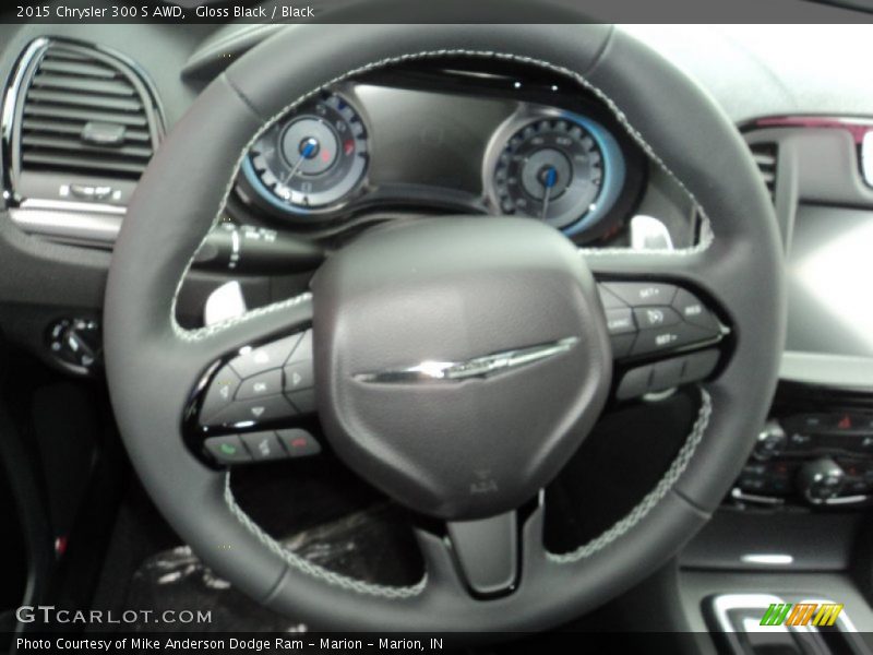 Gloss Black / Black 2015 Chrysler 300 S AWD