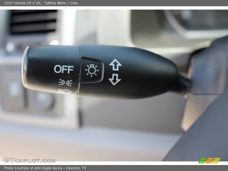 Taffeta White / Gray 2007 Honda CR-V EX