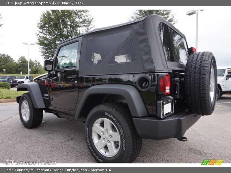 Black / Black 2015 Jeep Wrangler Sport S 4x4