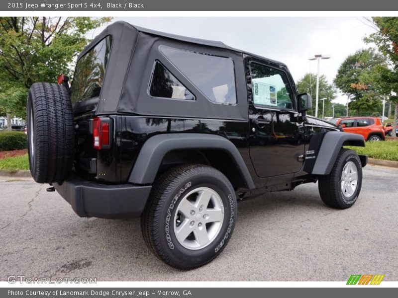 Black / Black 2015 Jeep Wrangler Sport S 4x4