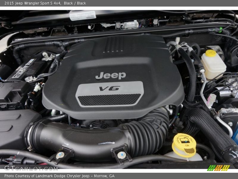 Black / Black 2015 Jeep Wrangler Sport S 4x4