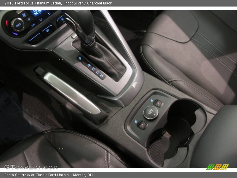Ingot Silver / Charcoal Black 2013 Ford Focus Titanium Sedan