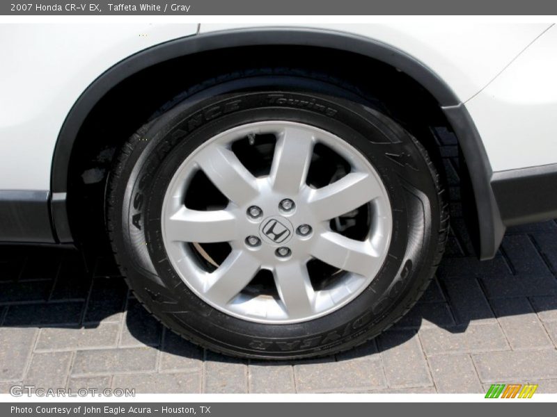 Taffeta White / Gray 2007 Honda CR-V EX