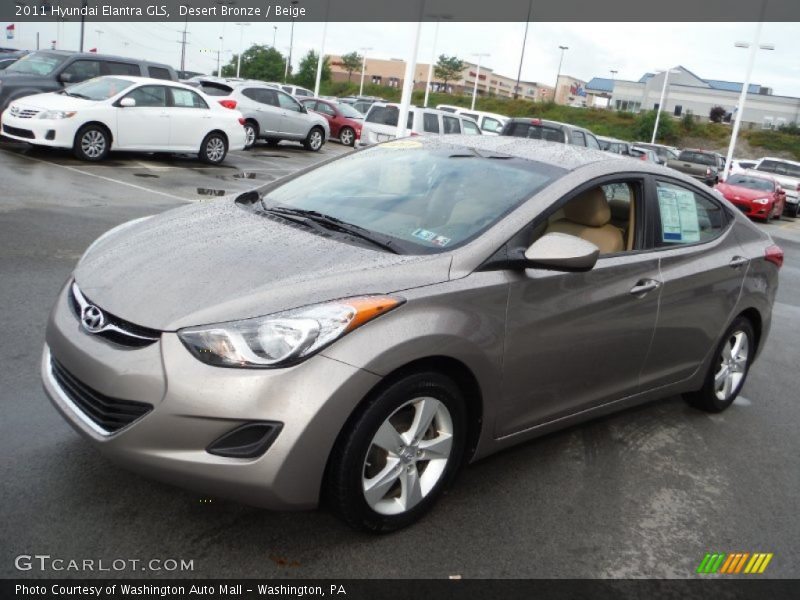 Desert Bronze / Beige 2011 Hyundai Elantra GLS