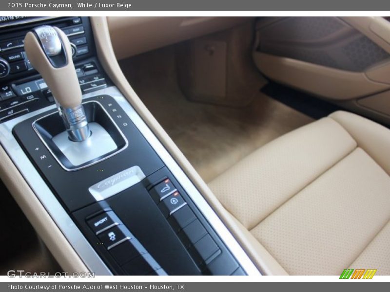 White / Luxor Beige 2015 Porsche Cayman