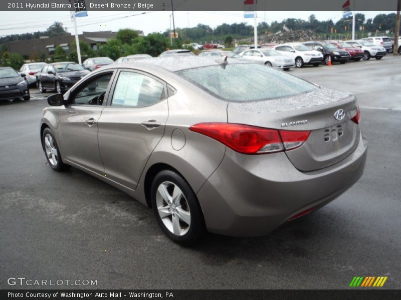 Desert Bronze / Beige 2011 Hyundai Elantra GLS