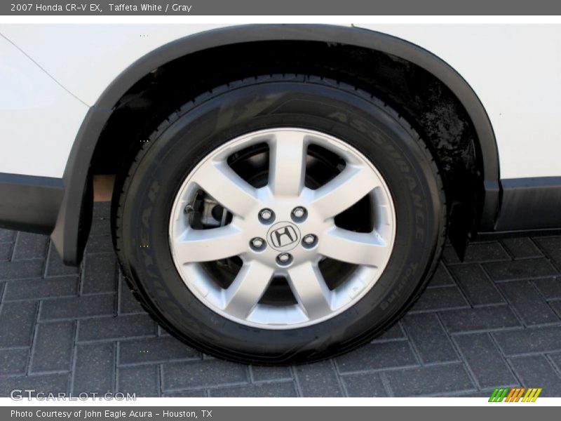 Taffeta White / Gray 2007 Honda CR-V EX