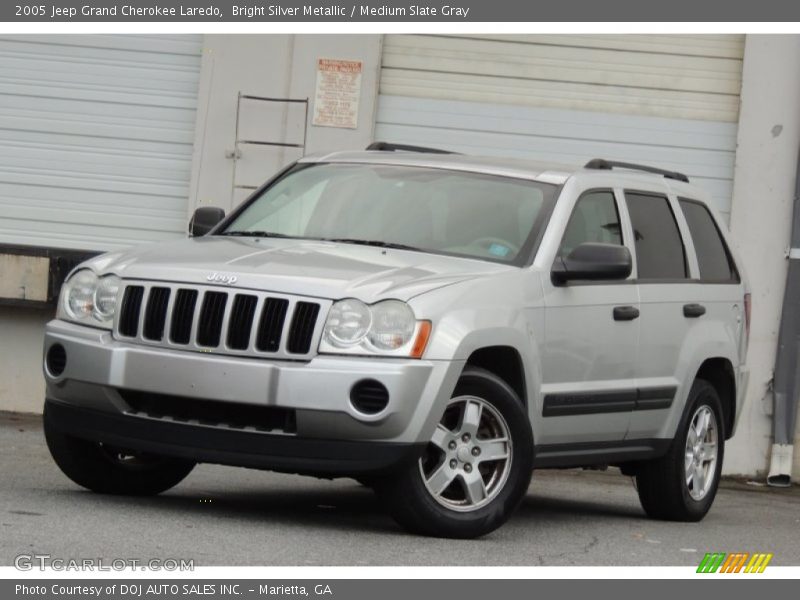 Bright Silver Metallic / Medium Slate Gray 2005 Jeep Grand Cherokee Laredo