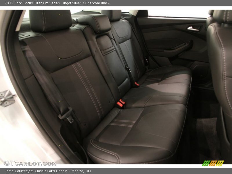 Ingot Silver / Charcoal Black 2013 Ford Focus Titanium Sedan