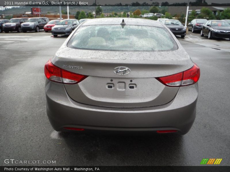 Desert Bronze / Beige 2011 Hyundai Elantra GLS