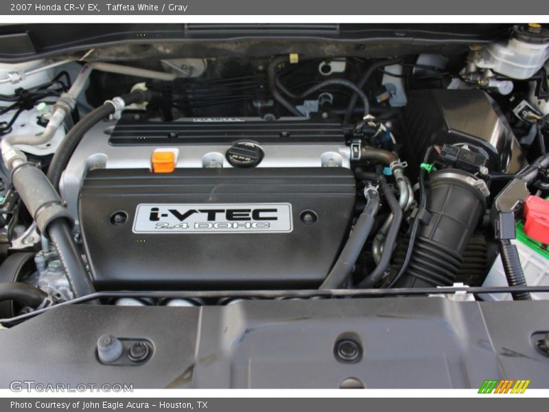 Taffeta White / Gray 2007 Honda CR-V EX