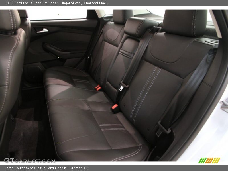 Ingot Silver / Charcoal Black 2013 Ford Focus Titanium Sedan