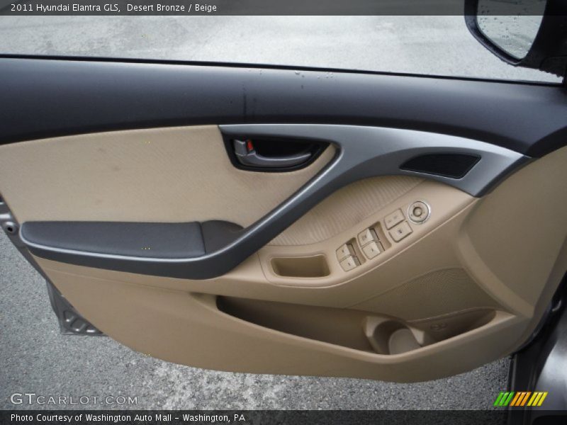 Desert Bronze / Beige 2011 Hyundai Elantra GLS
