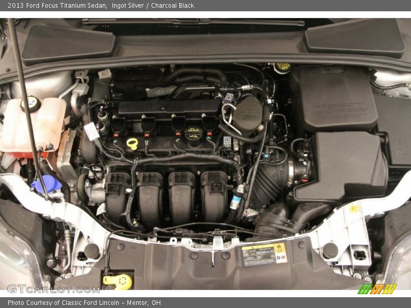 Ingot Silver / Charcoal Black 2013 Ford Focus Titanium Sedan
