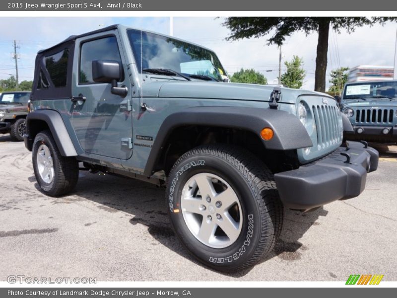 Anvil / Black 2015 Jeep Wrangler Sport S 4x4