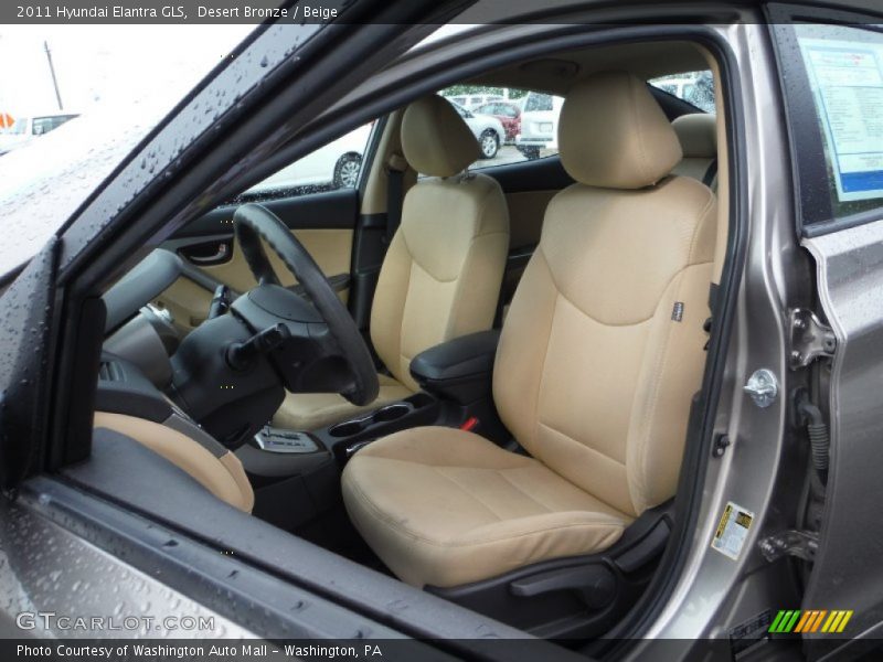 Desert Bronze / Beige 2011 Hyundai Elantra GLS