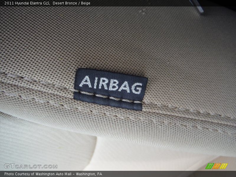 Desert Bronze / Beige 2011 Hyundai Elantra GLS