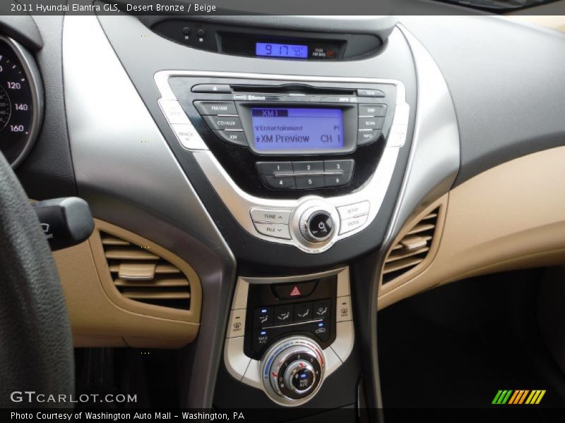 Desert Bronze / Beige 2011 Hyundai Elantra GLS