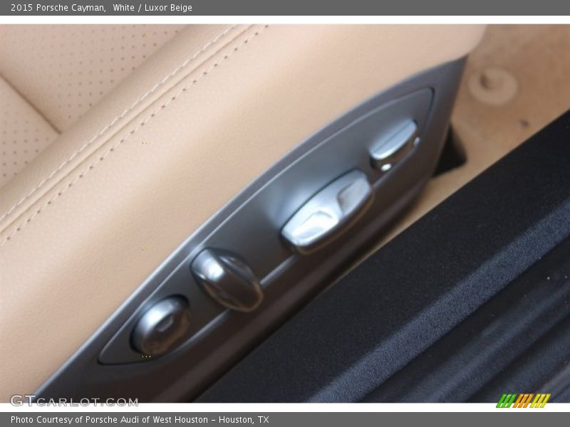 White / Luxor Beige 2015 Porsche Cayman