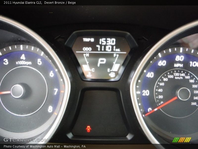 Desert Bronze / Beige 2011 Hyundai Elantra GLS