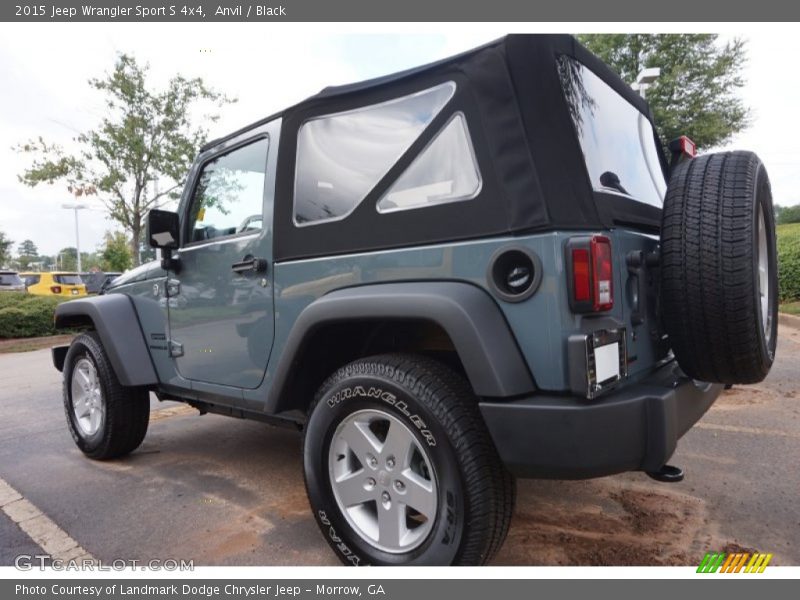 Anvil / Black 2015 Jeep Wrangler Sport S 4x4