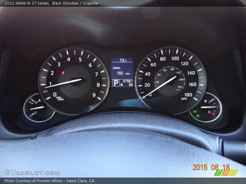 Black Obsidian / Graphite 2012 Infiniti M 37 Sedan