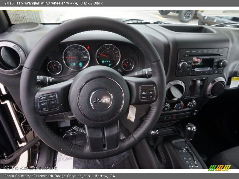 Dashboard of 2015 Wrangler Willys Wheeler W 4x4