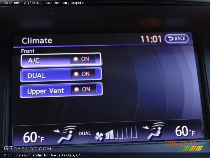 Black Obsidian / Graphite 2012 Infiniti M 37 Sedan