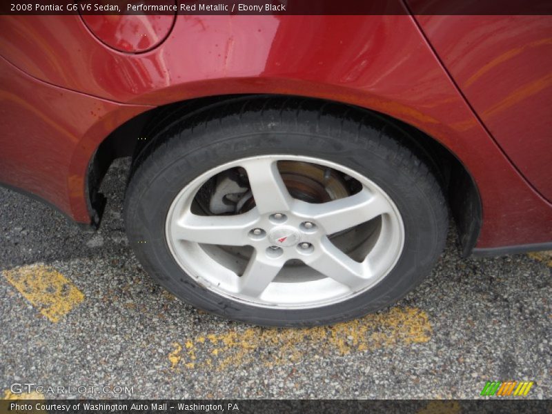 Performance Red Metallic / Ebony Black 2008 Pontiac G6 V6 Sedan