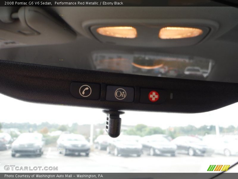 Performance Red Metallic / Ebony Black 2008 Pontiac G6 V6 Sedan
