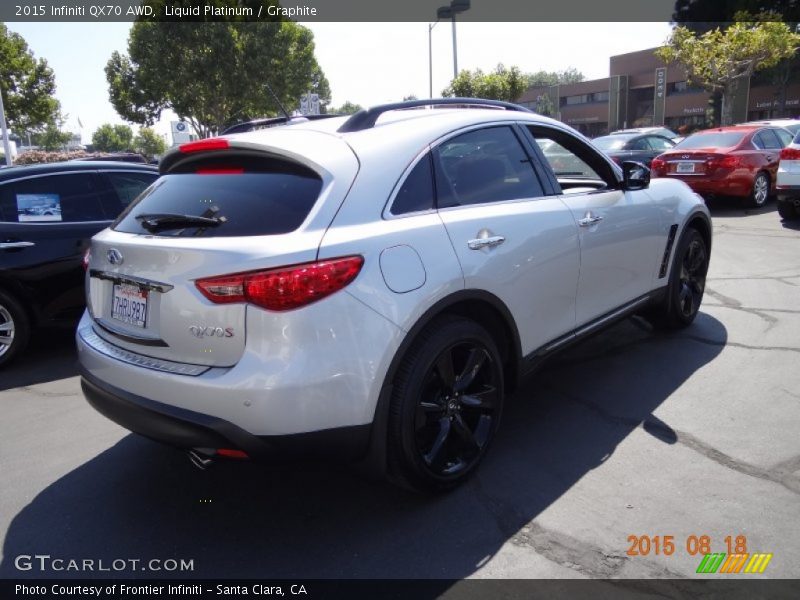 Liquid Platinum / Graphite 2015 Infiniti QX70 AWD