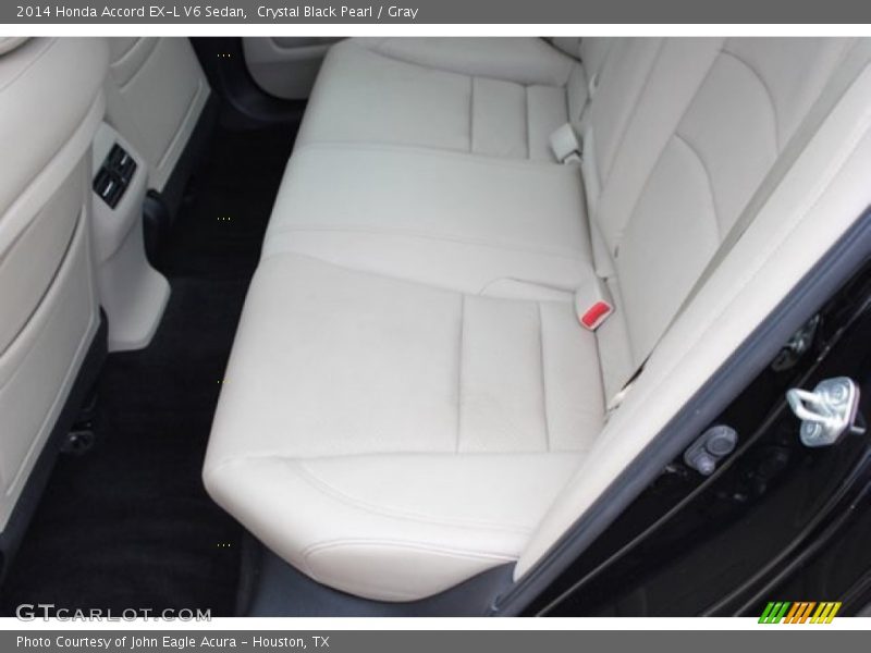 Crystal Black Pearl / Gray 2014 Honda Accord EX-L V6 Sedan