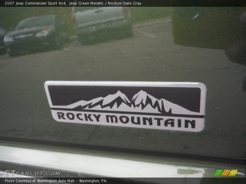 Jeep Green Metallic / Medium Slate Gray 2007 Jeep Commander Sport 4x4