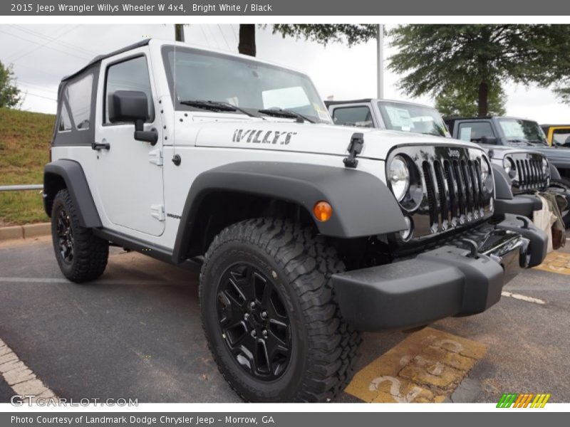 Bright White / Black 2015 Jeep Wrangler Willys Wheeler W 4x4