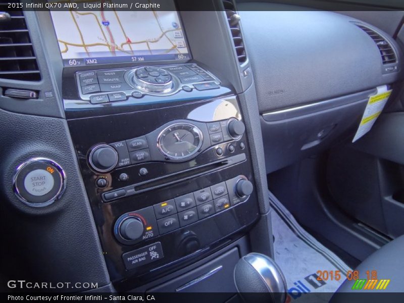 Liquid Platinum / Graphite 2015 Infiniti QX70 AWD