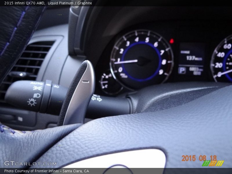 Liquid Platinum / Graphite 2015 Infiniti QX70 AWD