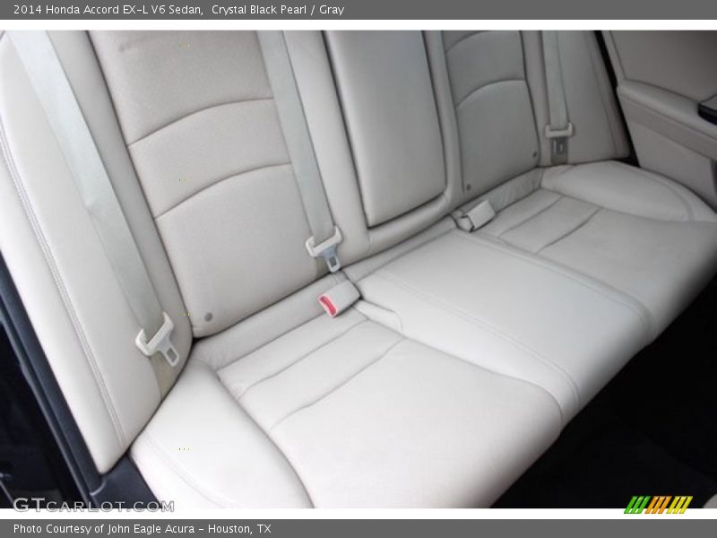 Crystal Black Pearl / Gray 2014 Honda Accord EX-L V6 Sedan