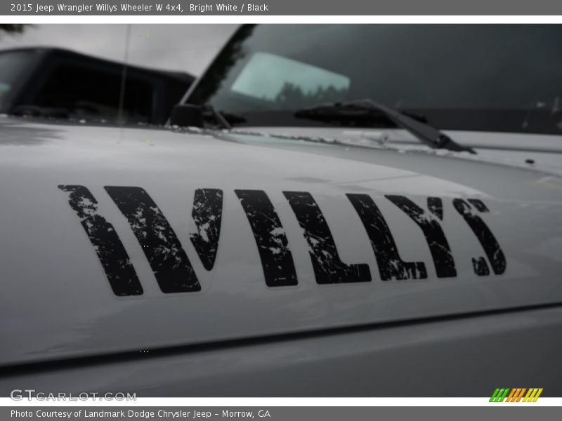 Bright White / Black 2015 Jeep Wrangler Willys Wheeler W 4x4