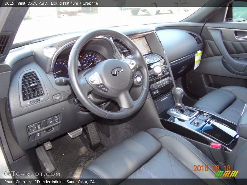 Liquid Platinum / Graphite 2015 Infiniti QX70 AWD