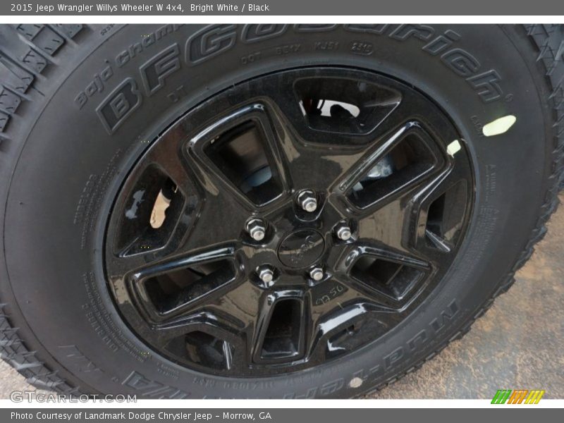 Bright White / Black 2015 Jeep Wrangler Willys Wheeler W 4x4