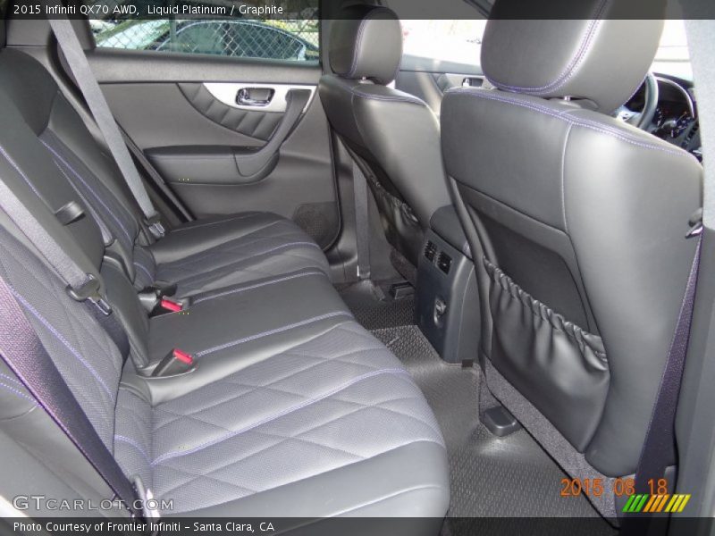 Liquid Platinum / Graphite 2015 Infiniti QX70 AWD