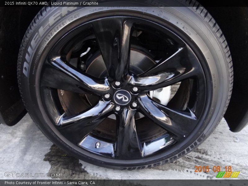 Liquid Platinum / Graphite 2015 Infiniti QX70 AWD