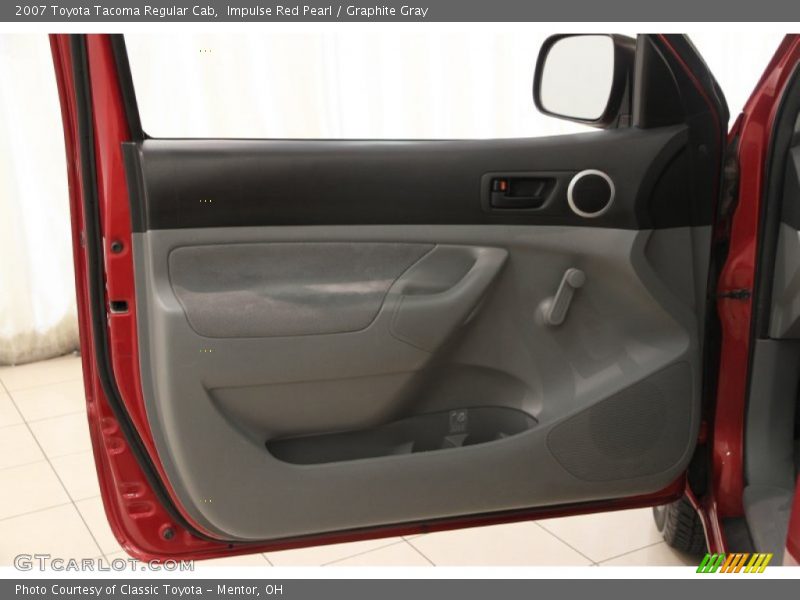 Impulse Red Pearl / Graphite Gray 2007 Toyota Tacoma Regular Cab