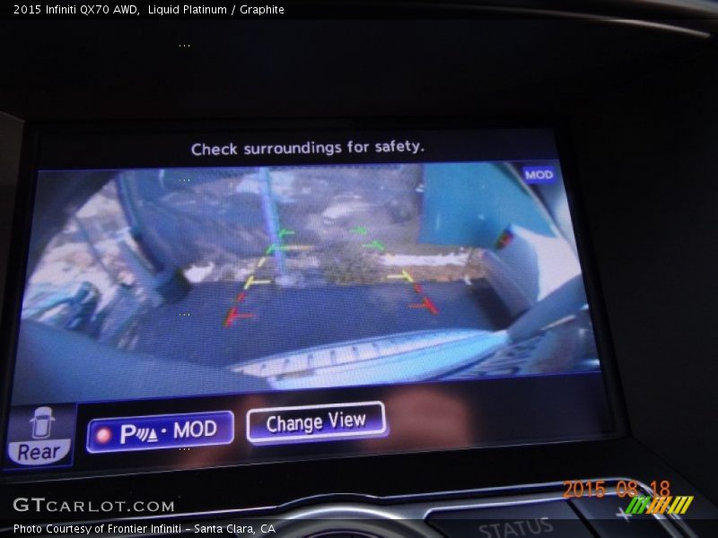 Liquid Platinum / Graphite 2015 Infiniti QX70 AWD